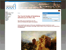 Tablet Screenshot of heidelberg-touristguides.com